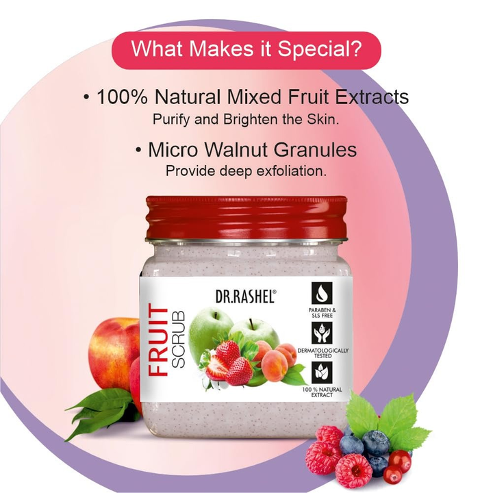 DR. RASHEL FRUIT SCRUB- 380 ML