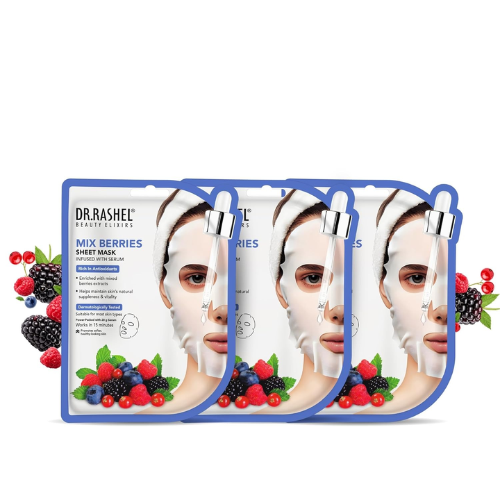 DR. RASHEL MIX BERRIES SHEET MASK 20G