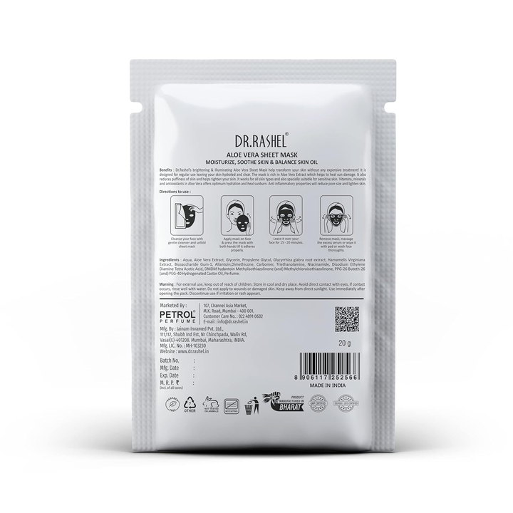 DR. RASHEL SHEET MASK ALOE VERA 20G