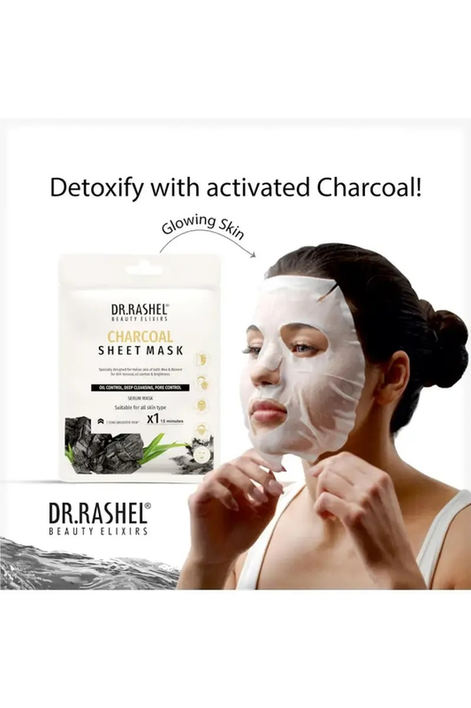 DR. RASHEL SHEET MASK CHARCOAL 20G