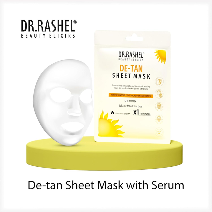 DR. RASHEL SHEET MASK DE TAN 20G