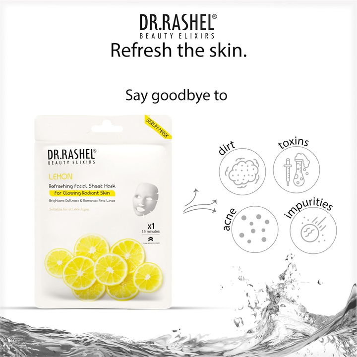 DR. RASHEL SHEET MASK LEMON 20G