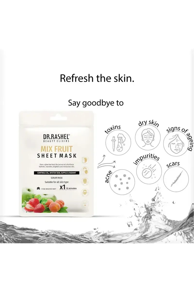 DR. RASHEL SHEET MASK MIX FRUIT 20G