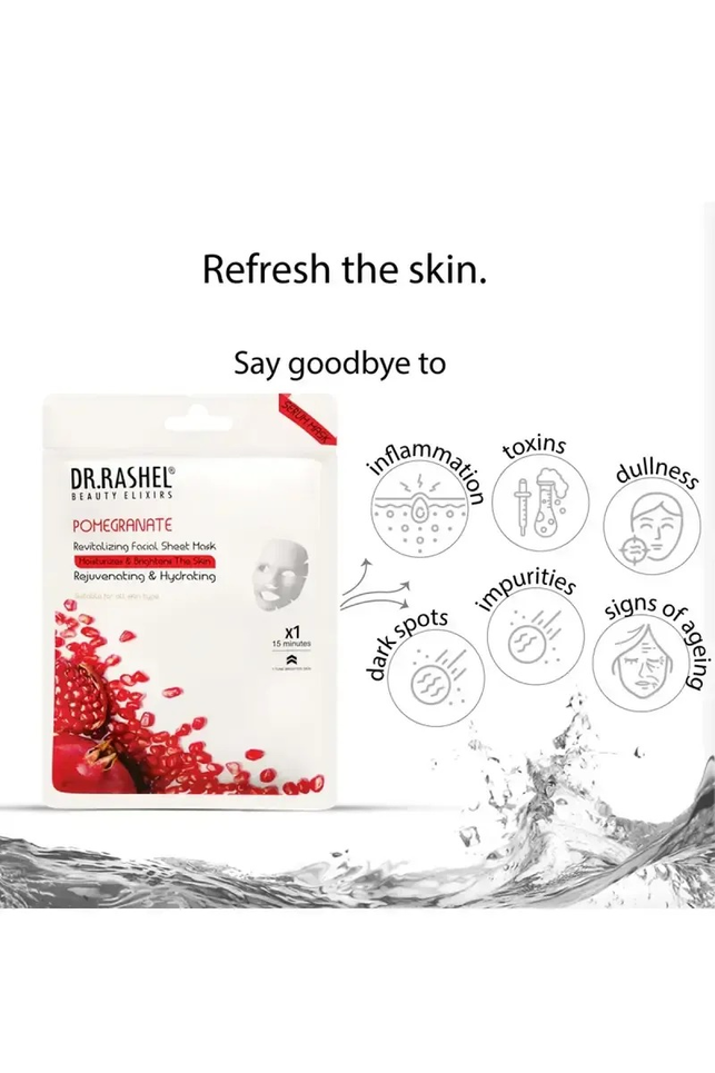 DR. RASHEL SHEET MASK POMEGRANATE 20G