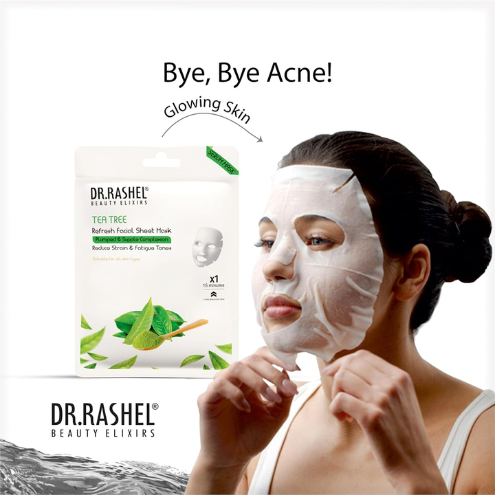 DR. RASHEL SHEET MASK TEA TREE 20G