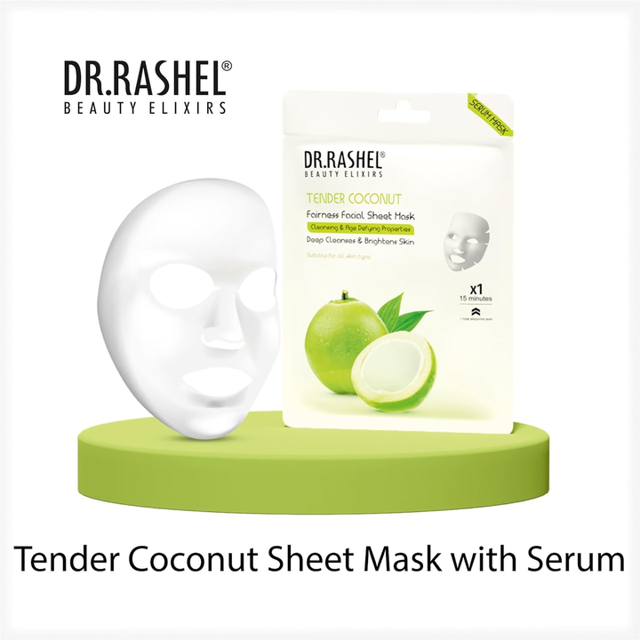 DR. RASHEL SHEET MASK TENDER COCONUT 20G