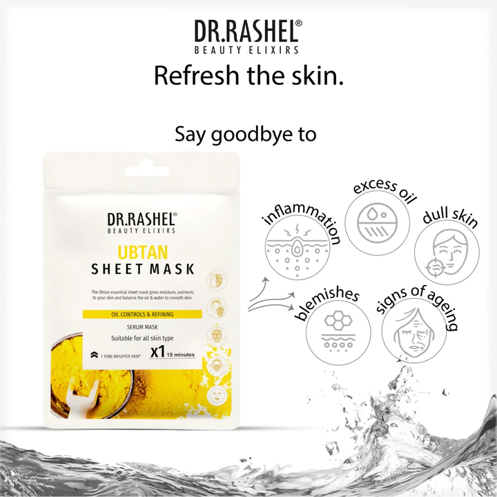 DR. RASHEL SHEET MASK UBTAN 20G