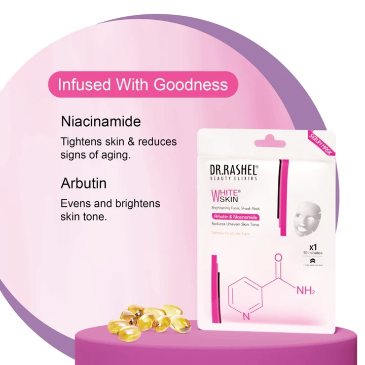 DR. RASHEL SHEET MASK WHITE SKIN NH2 20G