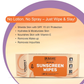 DR. RASHEL SUNSCREEN WIPES VITAMIN E SPF 15-8