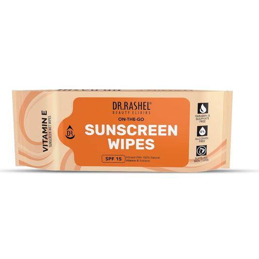 DR. RASHEL SUNSCREEN WIPES VITAMIN E SPF 15-8