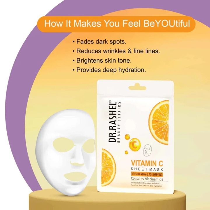 DR. RASHEL VITAMIN C SHEET MASK 20G