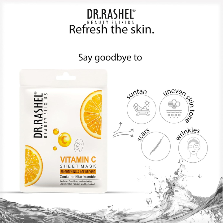 DR. RASHEL VITAMIN C SHEET MASK 20G