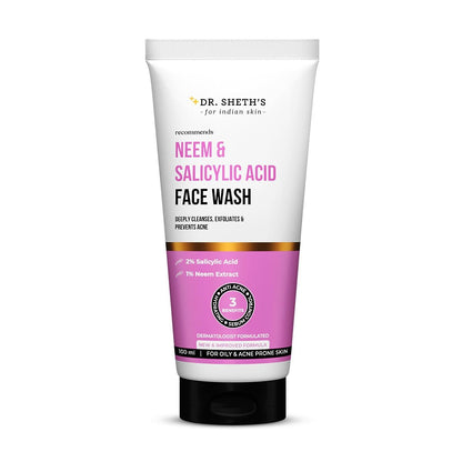 DR.SHETH'S FACE WASH NEEM & SALICYLIC ACID - 100G