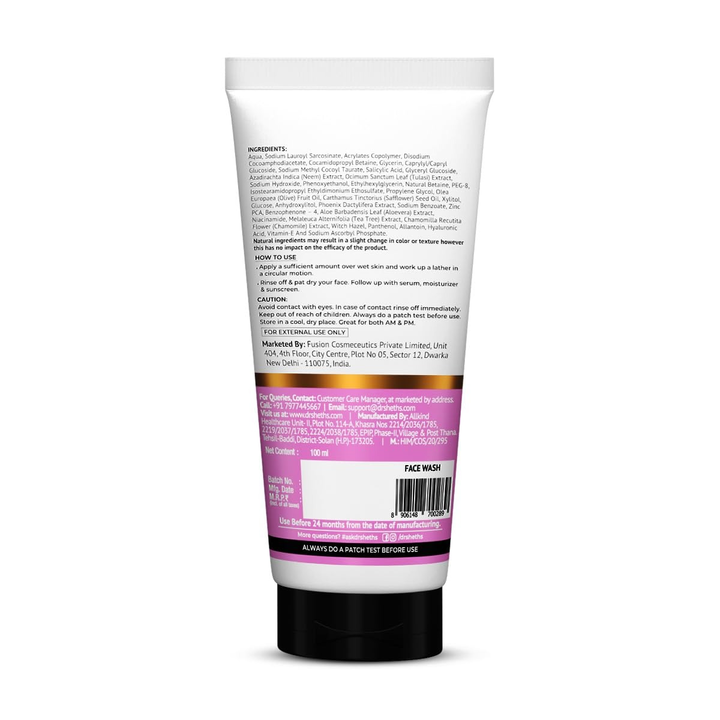 DR.SHETH'S FACE WASH NEEM & SALICYLIC ACID - 100G