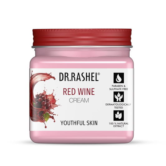 DR RASHEL FACE & BODY CREAM RED WINE 380ML