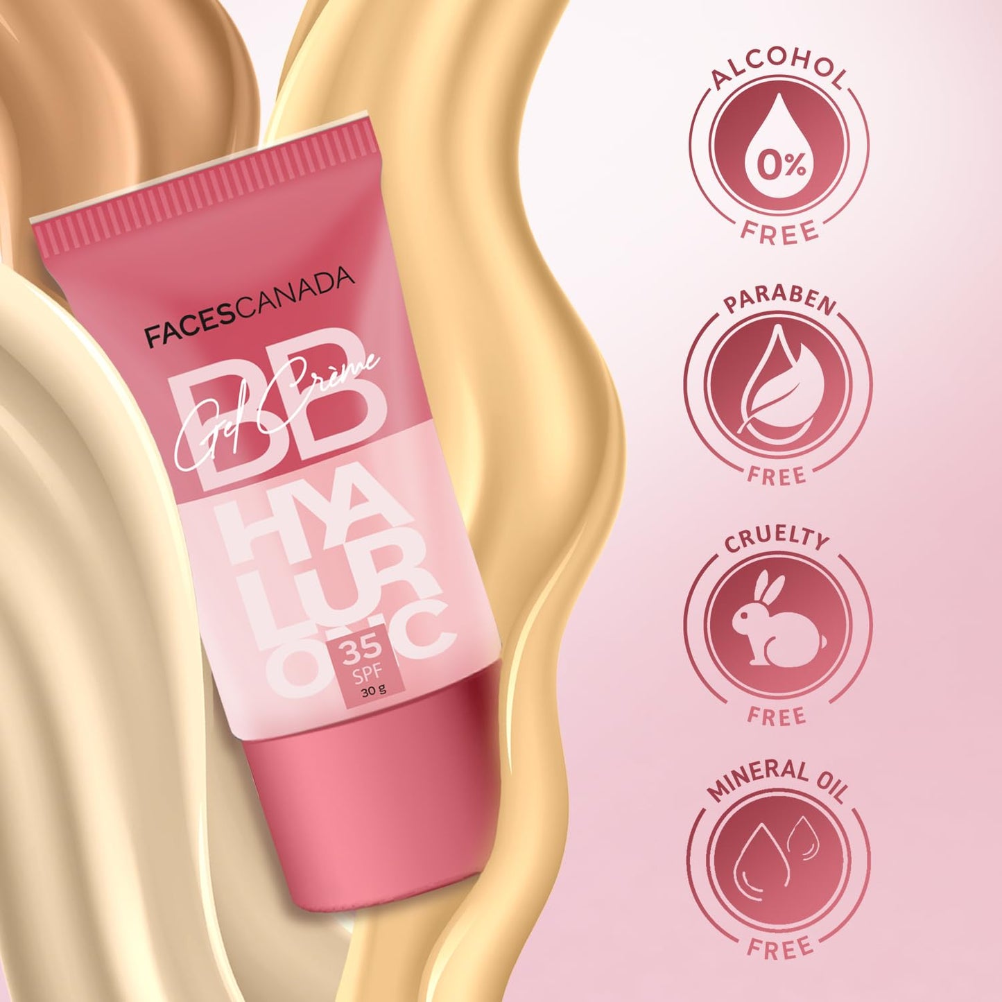 FACES CANADA BB GEL CREAM SOFT HONEY 30G