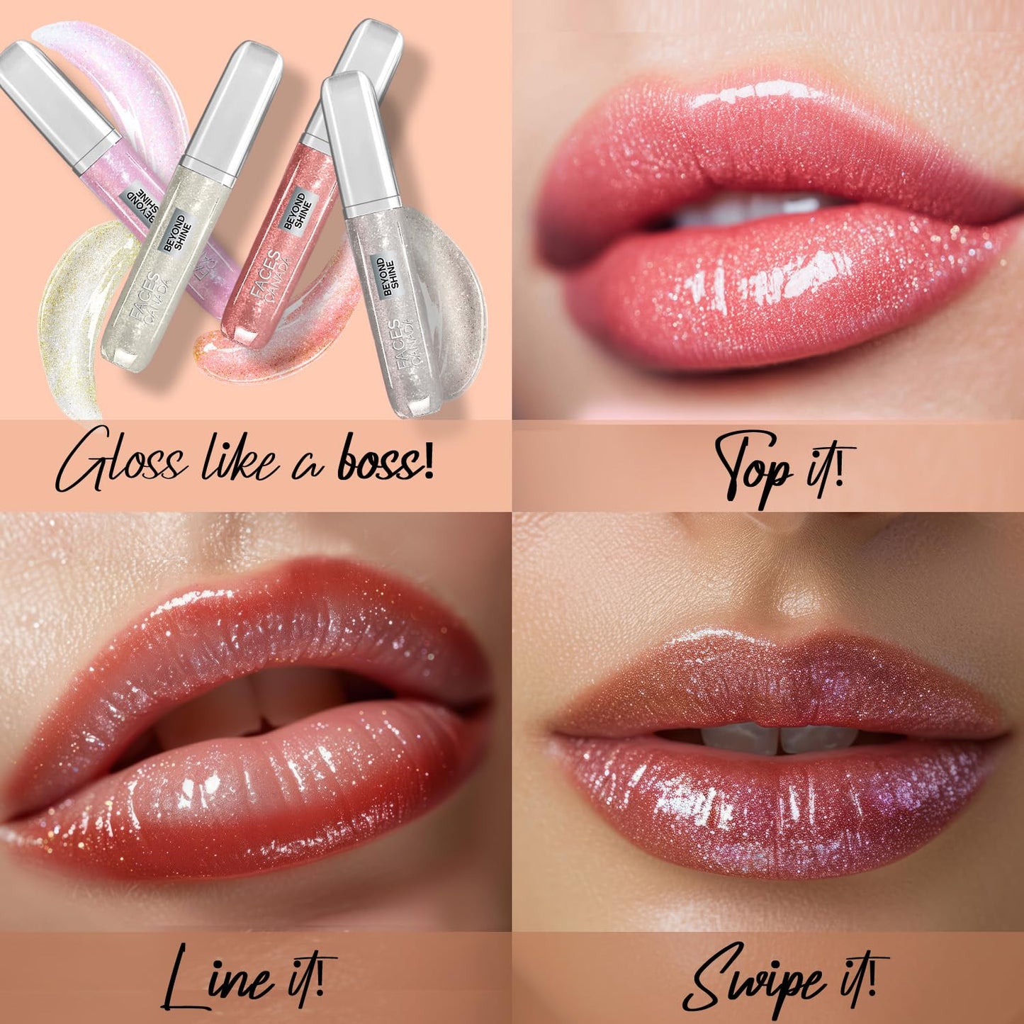 FACES CANADA BEYOND SHINE LIP GLOSS GLEAM DREAM 11 - 3.8ML
