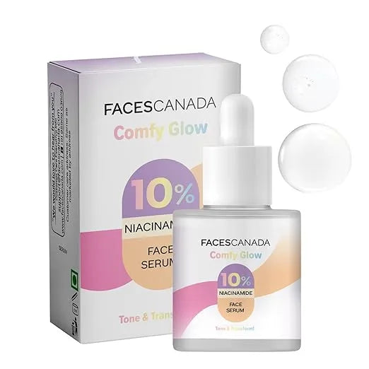 FACES CANADA COMFY GLOW 10% NIACINAMIDE FACE SERUM 30 ML