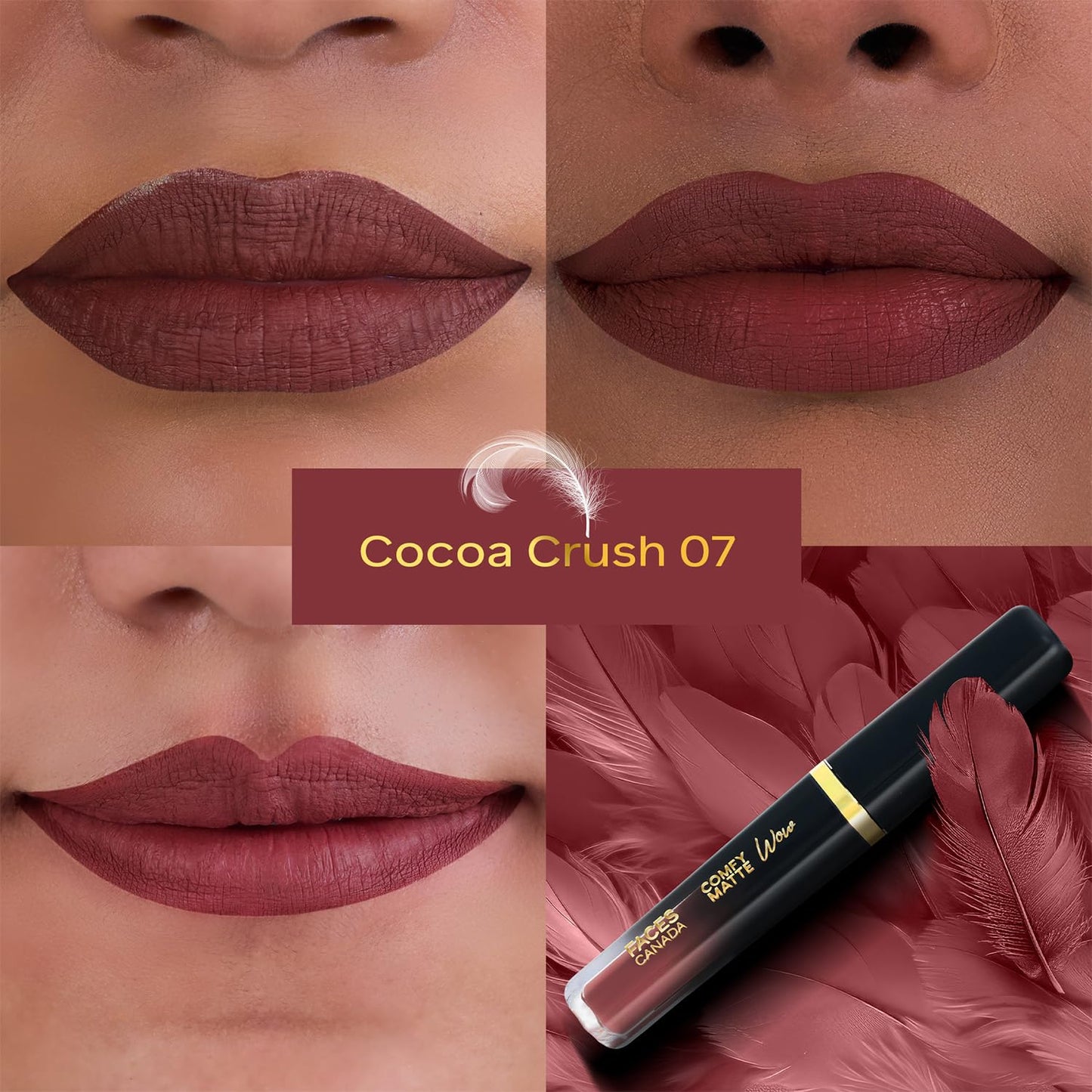 FACES CANADA COMFY MATTE LIPSTICK COCOA CRUSH 07 - 3.8ML