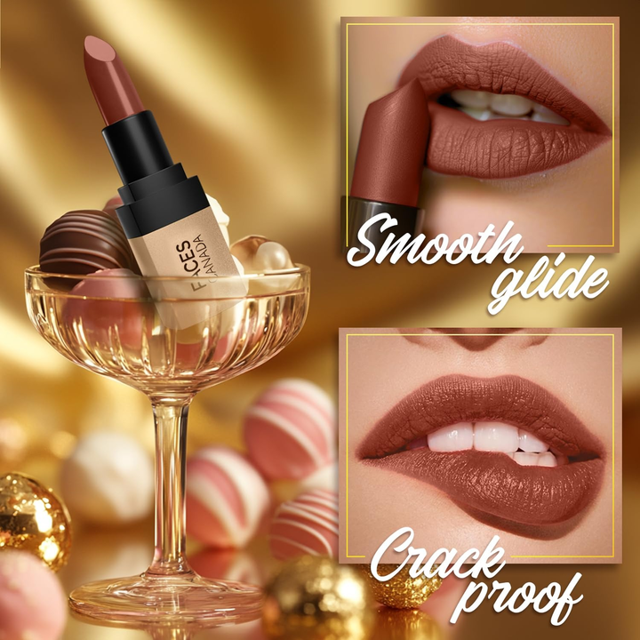 FACES CANADA COMFY MATTE VELVET TOUCH LIPSTICK 03 PINK BISCOFF 4.2G