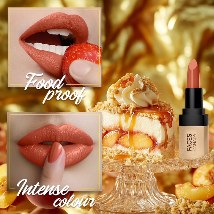 FACES CANADA COMFY MATTE VELVET TOUCH LIPSTICK 04 BERRY SMOOTHIE- 4.3G