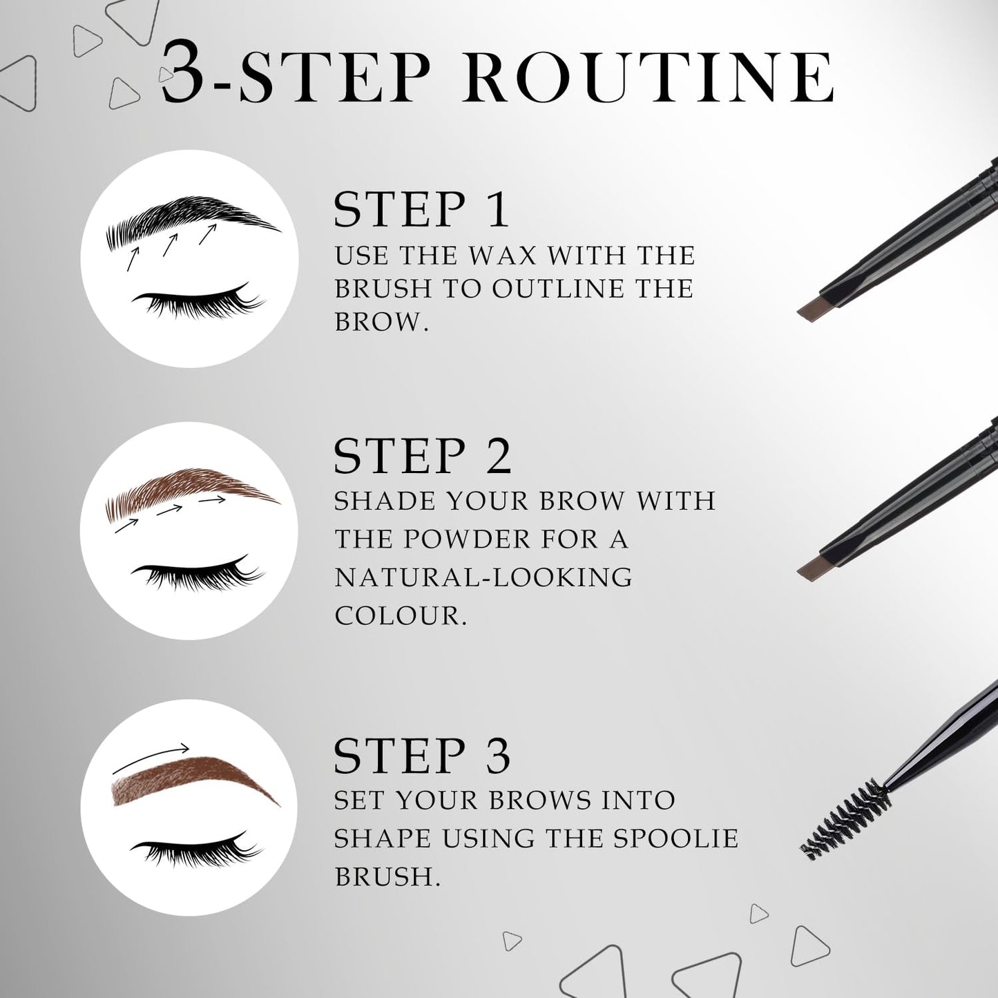 FACES CANADA HD SHAPE UP BROW KIT BROWN