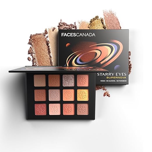 FACES CANADA STARRY EYES EYE SHADOW PALETTE SUPERNOVA 16GM