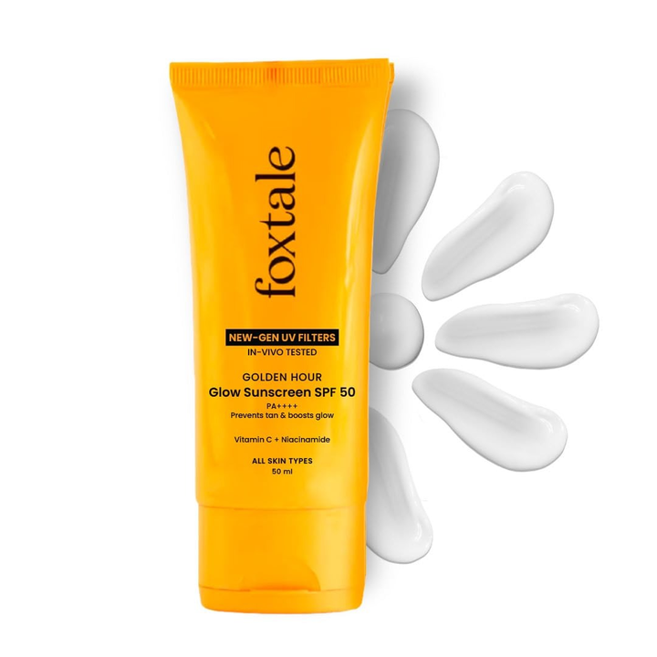 FOXTALE GOLDEN HOUR GLOW SUNSCREEN SPF 50,50ML