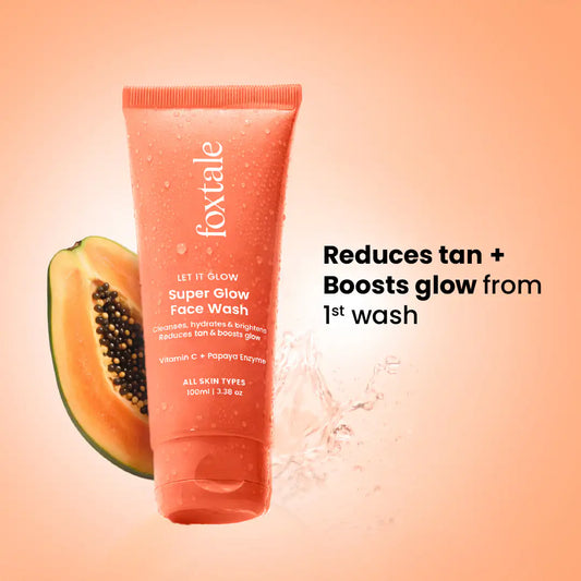 FOXTALE SUPER GLOW FACE WASH 100ML