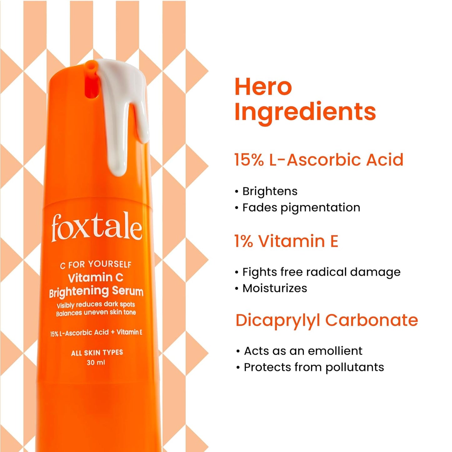 FOXTALE VIT C BRIGHTENING SERUM,30ML