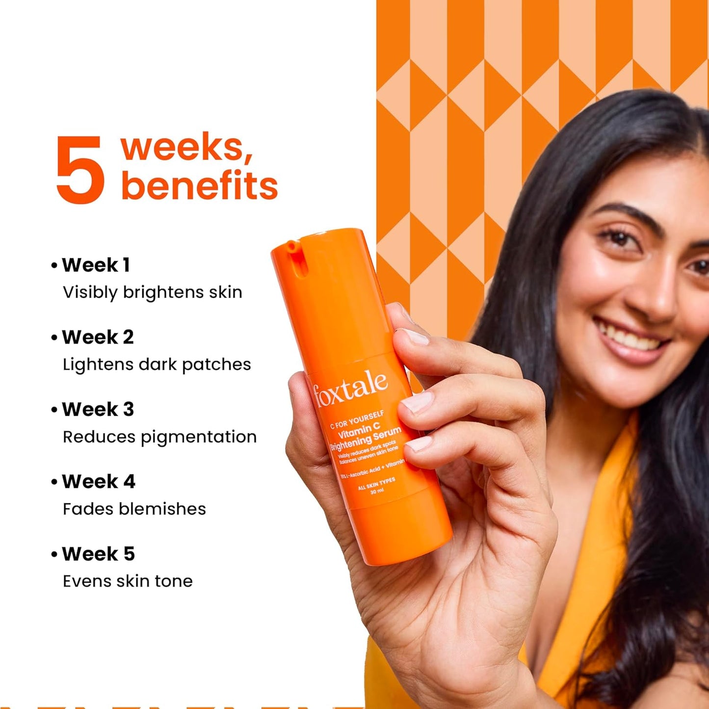 FOXTALE VIT C BRIGHTENING SERUM,30ML