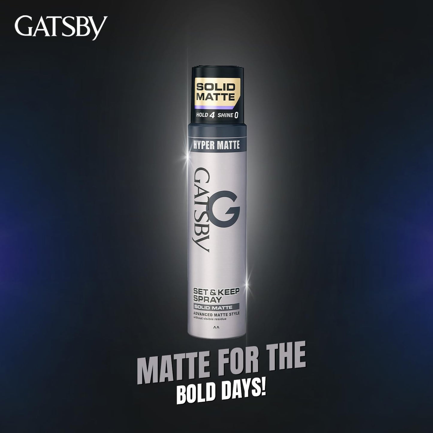 GATSBY HYPER MATTE SOLID MATTE HAIR SPRAY -250 ml
