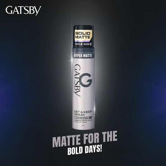 GATSBY HYPER MATTE SOLID MATTE HAIR SPRAY -250 ml