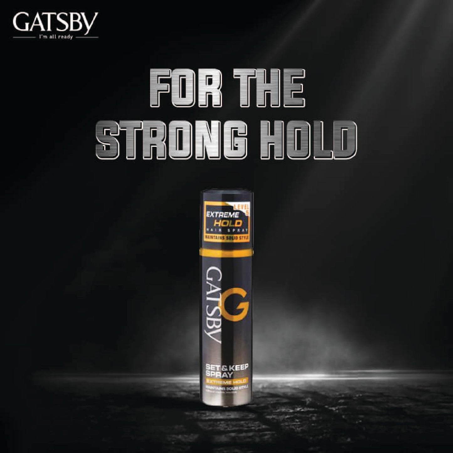 GATSBY SET & KEEP SPRAY SUPER HARD LEVEL 4 66ML