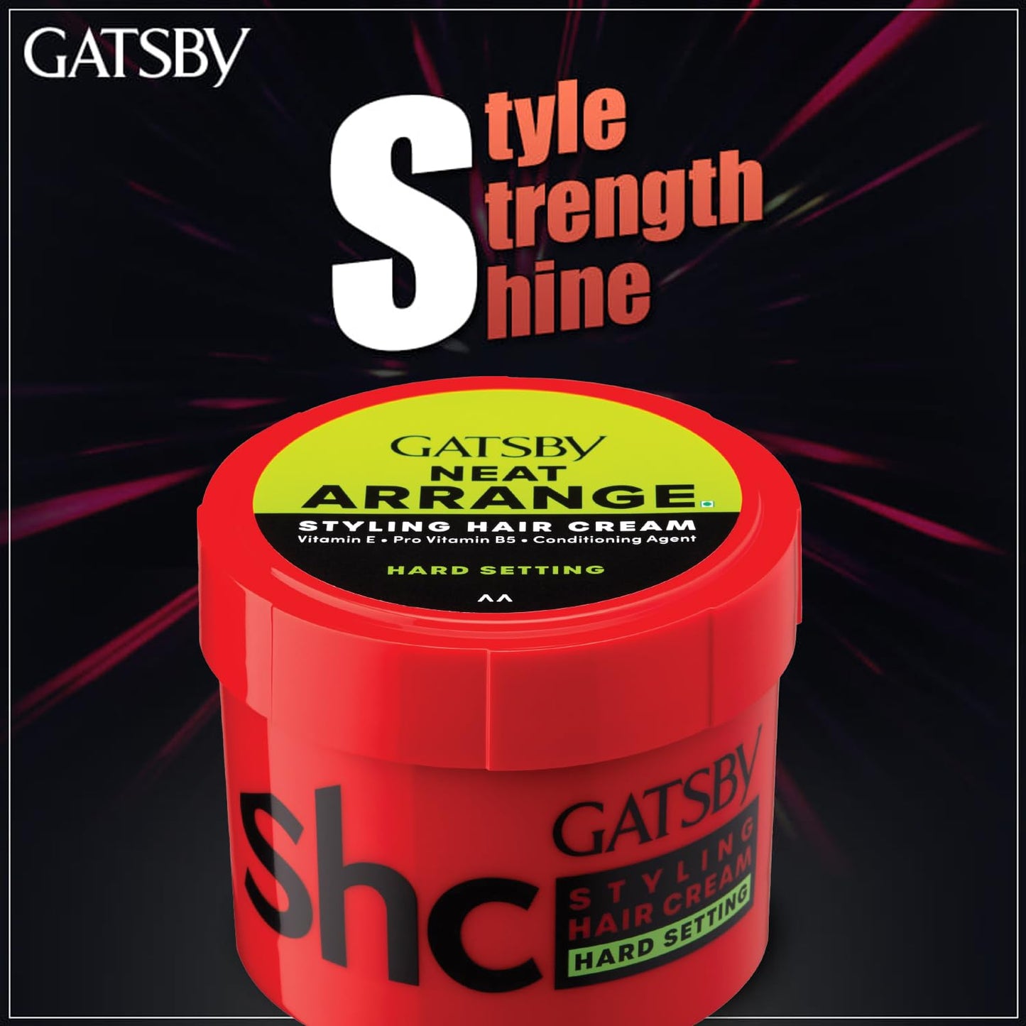 GATSBY STYLING HAIR CREAM HARD SETTING NEAT & ARRANGE