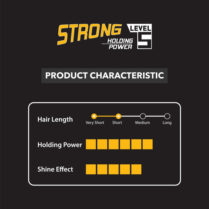 GATSBY WATERGLOSS SUPER HARD WET LOOK HOLDING POWER LEVEL 3 (150GM)
