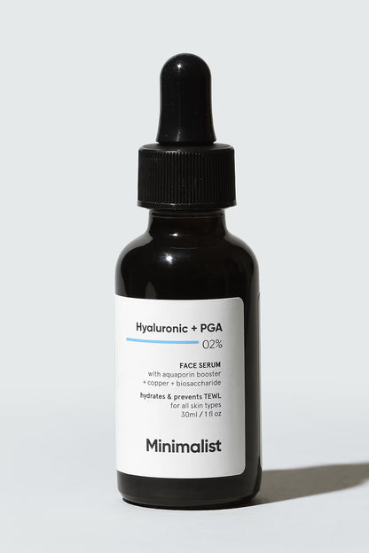 MINIMALIST HYALURONIC +PGA 02% FACE SERUM 30ML