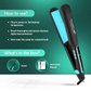 IKONIC 2 IN 1 STRAIGHT & CURL WIDE HAIR IRON- BLACK & TEAL