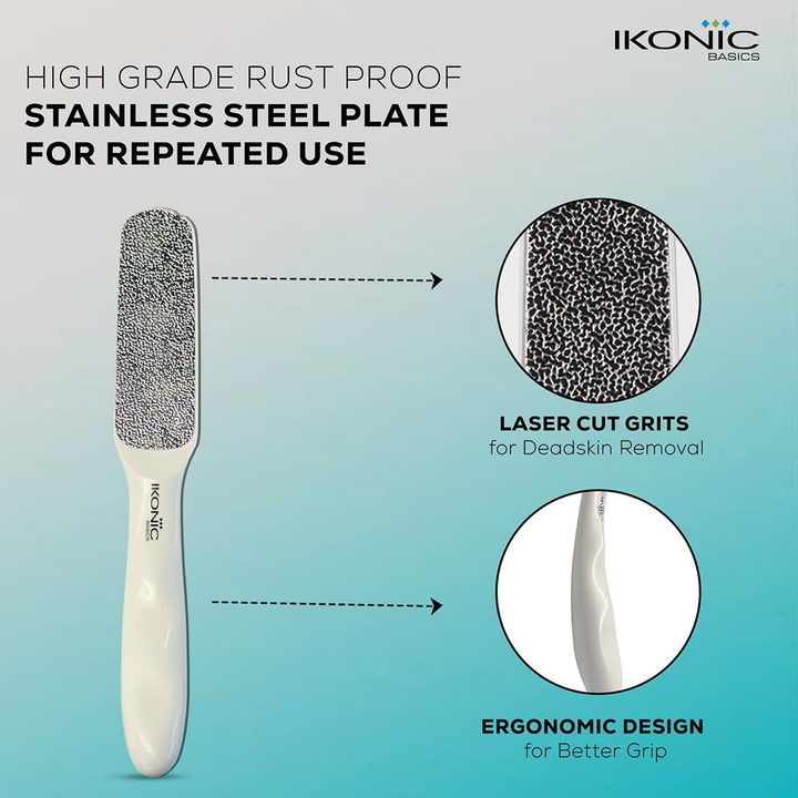 IKONIC BASICS SINGLE SIDED LONG NICKLE FOOT FILE-718K