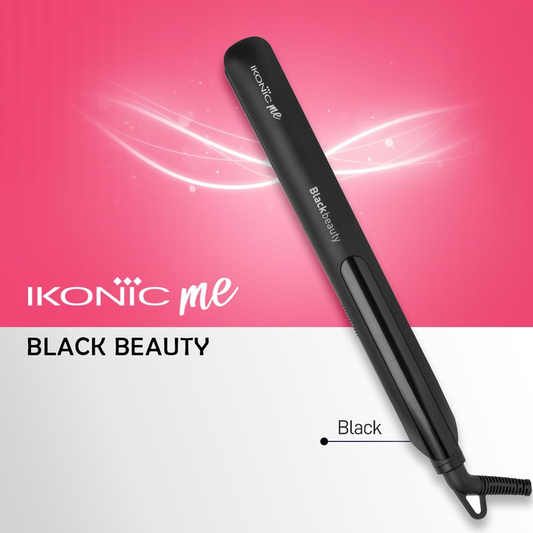IKONIC BLACK BEAUTY HAIR IRON- BLACK