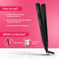 IKONIC BLACK BEAUTY HAIR IRON- BLACK