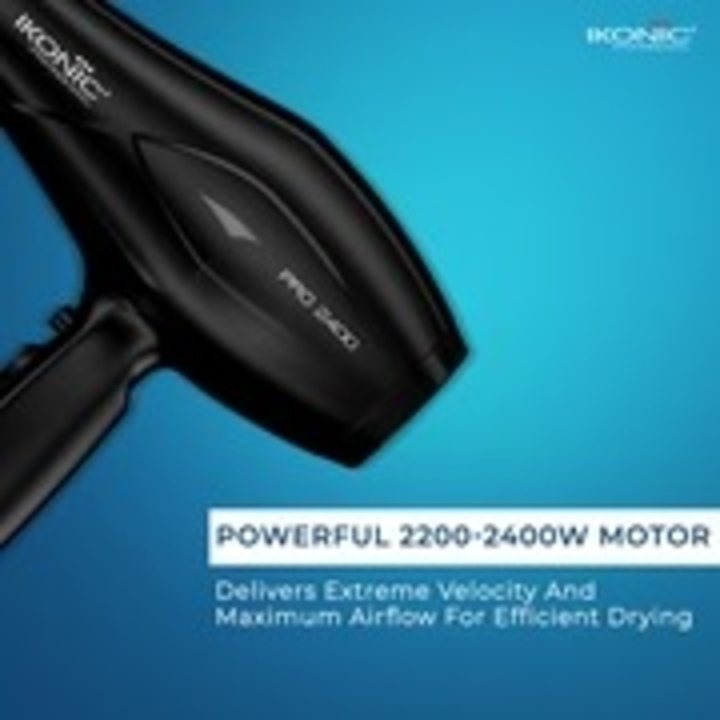 IKONIC HAIR DRYER PRO 2400 BLACK