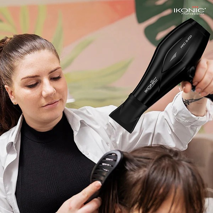 IKONIC HAIR DRYER PRO 2400 BLACK
