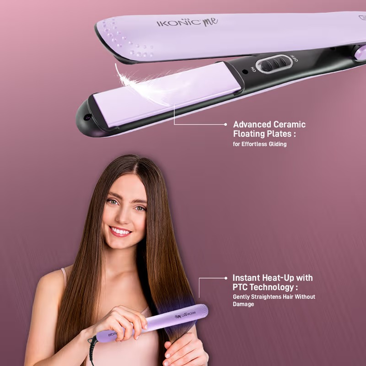 IKONIC HAIR STRAIGHTNER GLIDE-LILAC