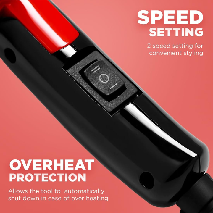 IKONIC MINI SPEEDY HAIR DRYER RED