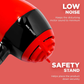 IKONIC MINI SPEEDY HAIR DRYER RED