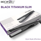 IKONIC PROFESSIONAL BLACK TITANIUM SLIM STRAIGHTENER