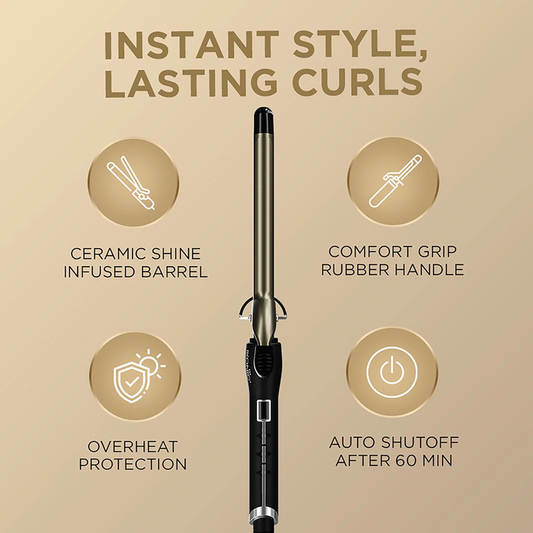 IKONIC PROFESSIONAL HAIR CURLER CURLING TONG CT- 19