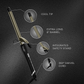 IKONIC PROFESSIONAL HAIR CURLER CURLING TONG CT- 19
