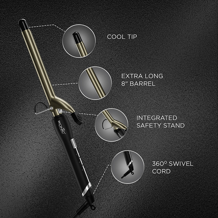 IKONIC PROFESSIONAL HAIR CURLER CURLING TONG CT- 19